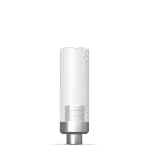 CrCo Plastic Abutment – Wide Platform × 1.5 mm – Round Base