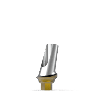 Angular Curve Concave Minor Abutment 15° × 1.0 mm – Prime Coating