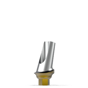 Angular Curve Concave Minor Abutment 15° × 1.0 mm – Prime Coating