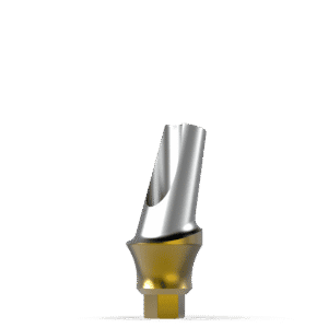 Angular Curve Concave Minor Abutment 15° × 3.0 mm – Prime Coating