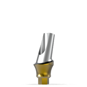 Angular Curve Concave Minor Abutment 15° × 3.0 mm – Prime Coating