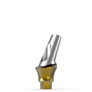 Angular Curve Concave Minor Abutment 25° × 3.0 mm – Prime Coating