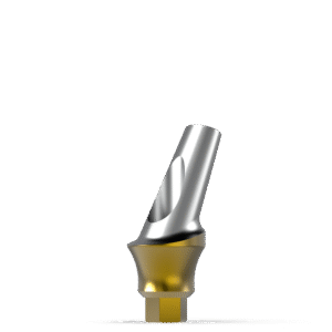 Angular Curve Concave Minor Abutment 25° × 3.0 mm – Prime Coating