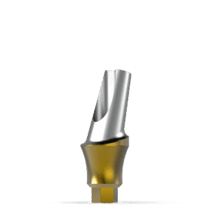 Angular Curve Concave Minor Abutment 15° × 4.0 mm – Prime Coating