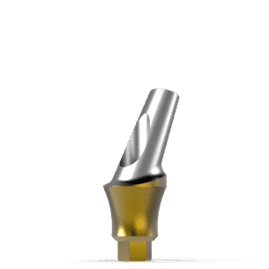 Angular Curve Concave Minor Abutment 25° × 4.0 mm – Prime Coating