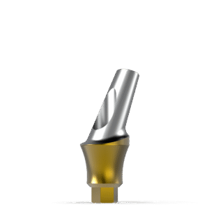 Angular Curve Concave Minor Abutment 25° × 4.0 mm – Prime Coating