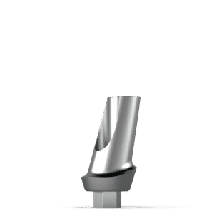 Angular Curve Abutment 15° × 1.0 mm – Wide Platform