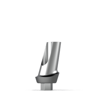 Angular Curve Abutment 15° × 1.0 mm – Wide Platform