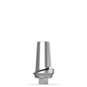 Straight Curve Concave Abutment – Wide Platform × 1.0 mm
