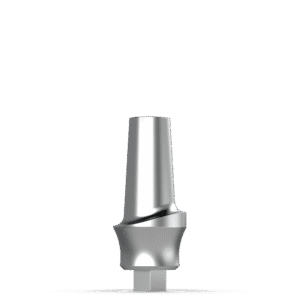 Straight Curve Concave Abutment – Wide Platform × 3.0 mm