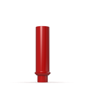 Straight Plastic Abutment for Casting H=11.0 mm – Round Base PLT 3.75