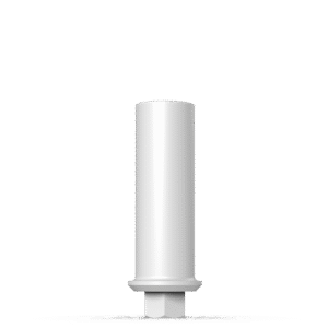 Straight Plastic Abutment for Casting H=11.0 mm – Round Base PLT 4.5