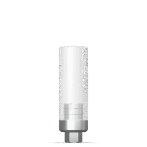 Titanium Plastic Abutment – Wide Platform × 1.5 mm – Hex Base